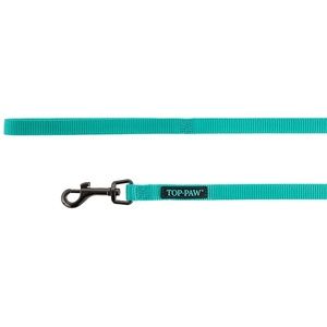 NWOT Top Paw® Gunmetal Dog Leash: 6-ft long, teal